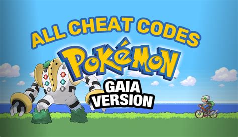 pokemon gaia walkthrough|pokemon gaia cheat codes.